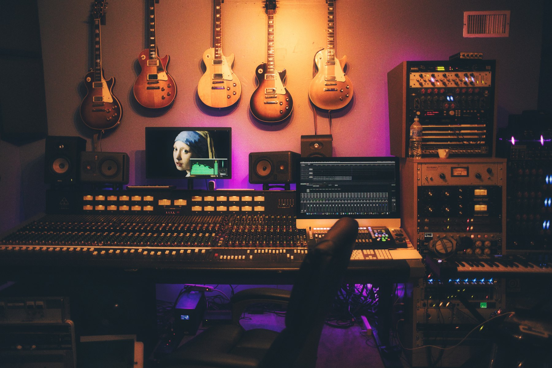 Recording studio mixing desk used by Stero Solutions Limited